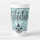 Highfalutin - Old Fashioned Slang Latte Mok (Voorkant)