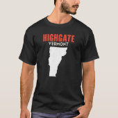 Highgate Vermont USA State America Travel Vermonte T-shirt (Voorkant)