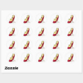 Highheel Chicks Ronde Sticker (Vel)
