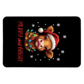 Highland Baby Koe kerstverlichting Magneet (Horizontaal)