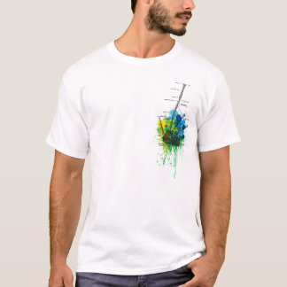 Highland bagpipe — verse groene kleuren t-shirt