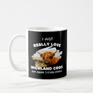 Highland Cattle Harige Schotse Koeien Schotten Coo Koffiemok