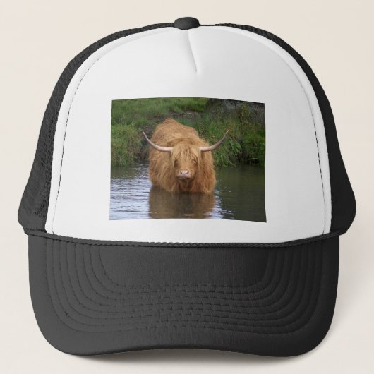 Highland Cattle Trucker Pet (Voorkant)