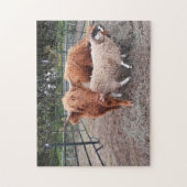 Highland Coos en Sheep Jigzaag Puzzle Legpuzzel (Verticaal)