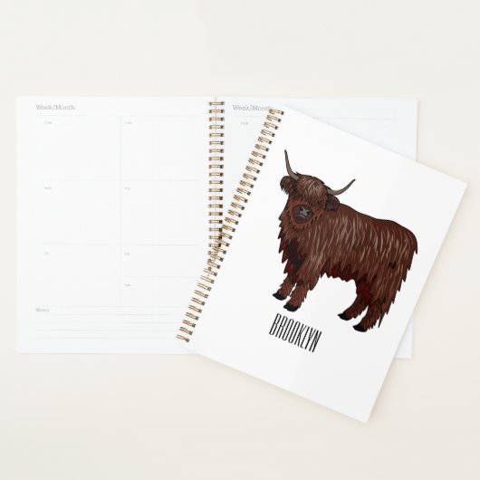 Highland cow (Devant avec enveloppe)