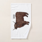 Highland cow (Serviette à main)