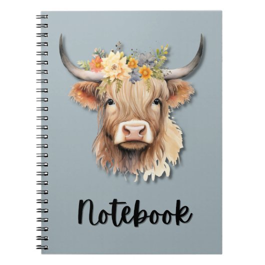 Highland Cow Carnet (Devant)