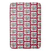 Highland Cow Christmas Badmat (Voorkant Verticaal)