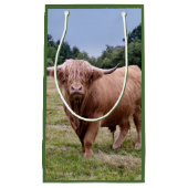 Highland Cow Gift Bag Klein Cadeauzakje (Voorkant)