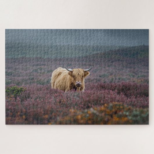 Highland Cow Jigsaw Puzzle Legpuzzel (Horizontaal)