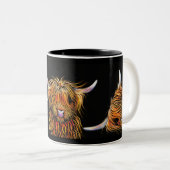 HiGHLaND CoW Mug 'THe SCoTTs' PAR S MacARTHuR (Devant droit)