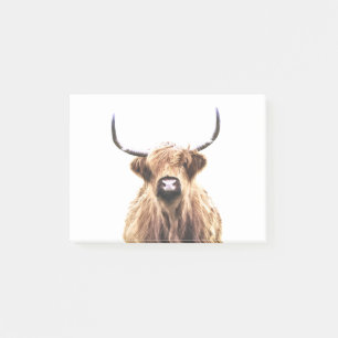 Highland Cow Portrait Post-it® Notes