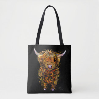 HiGHLaND CoW PRiNT SCoTTiSH ' HuMPHReY ' Sac fourr