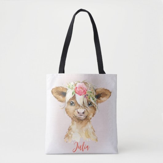 Highland Cow Sac fourre-tout (Devant)
