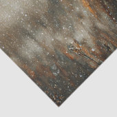 Highland Cow With Christmas Wreath Crown Tissuepapier (Detail)