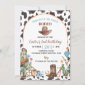 Highland Cowboy Invitation de fête du 2e anniversa (Devant)