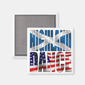 Highland Dance Magneet (Voorkant / Achterkant)