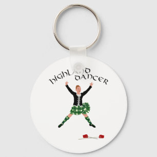 Highland Dancer Ghillie Callum Sword Dance Sleutelhanger