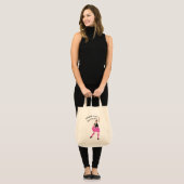 Highland Dancer Pink Tote Bag (Voorkant (model))