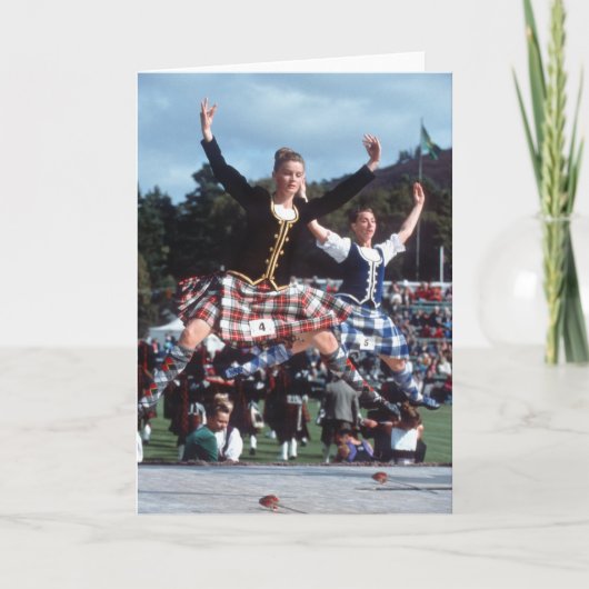 Highland Dancing Kaart (Voorkant)