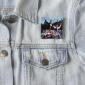 Highland Dancing Vierkante Button 5,1 Cm (In situ)