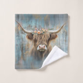 Highland Farmhouse Western Barnyard Flower Crown (Gant de toilette)
