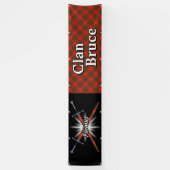 Highland Festival Clan Bruce Tent Spandoek (Verticaal)