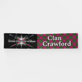 Highland Festival Clan Crawford Tent Spandoek (Horizontaal)