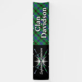 Highland Festival Clan Davidson Tent Spandoek (Verticaal)