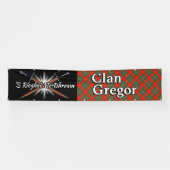 Highland Festival Clan Gregor MacGregor Tent Spandoek (Horizontaal)