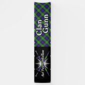 Highland Festival Clan Gunn Tent Spandoek (Verticaal)