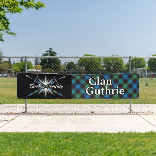 Highland Festival Clan Guthrie Tent Spandoek (Insitu)