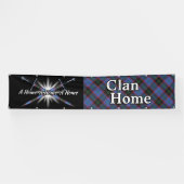 Highland Festival Clan Home Hume Tent Spandoek (Horizontaal)