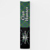 Highland Festival Clan Hunter Tent Spandoek (Verticaal)
