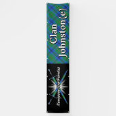 Highland Festival Clan Johnstone Johnston Tent Spandoek (Verticaal)