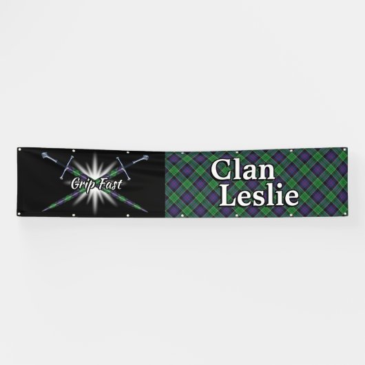 Highland Festival Clan Leslie Tent Spandoek (Horizontaal)