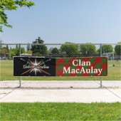 Highland Festival Clan MacAulay 2 Tent Banner (Insitu)