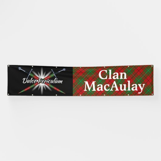 Highland Festival Clan MacAulay 2 Tent Banner (Horizontaal)
