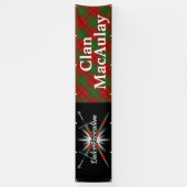 Highland Festival Clan MacAulay 2 Tent Banner (Verticaal)