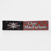Highland Festival Clan MacFarlane Tent Spandoek (Horizontaal)