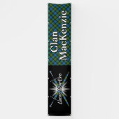 Highland Festival Clan MacKenzie Tent Spandoek (Verticaal)