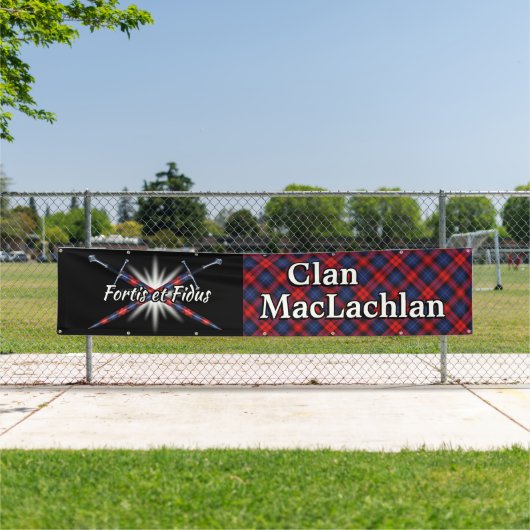 Highland Festival Clan MacLachlan Tent Spandoek (Insitu)