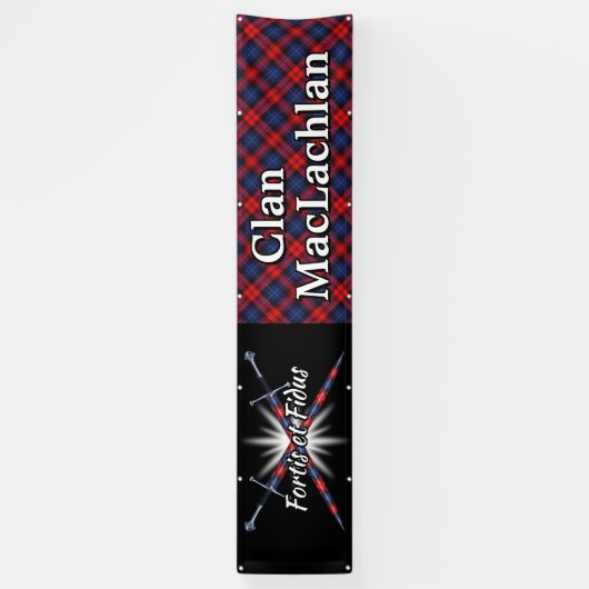 Highland Festival Clan MacLachlan Tent Spandoek (Verticaal)