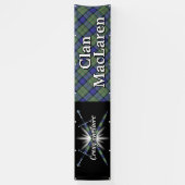 Highland Festival Clan MacLaren Tent Spandoek (Verticaal)