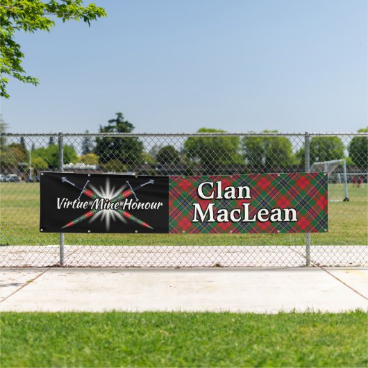 Highland Festival Clan MacLean Tent Spandoek (Insitu)
