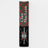 Highland Festival Clan MacLean Tent Spandoek (Verticaal)