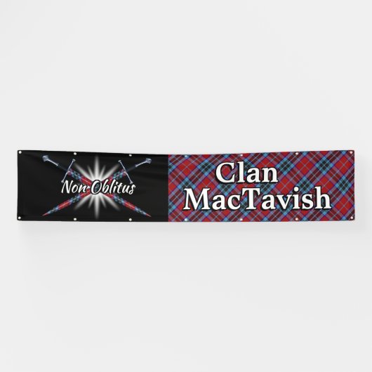 Highland Festival Clan MacTavish Tent Spandoek (Horizontaal)