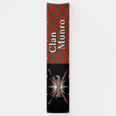 Highland Festival Clan Munro Tent Spandoek (Verticaal)