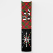 Highland Festival Clan Shaw Tent Spandoek (Verticaal)