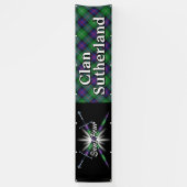 Highland Festival Clan Sutherland Tent Spandoek (Verticaal)